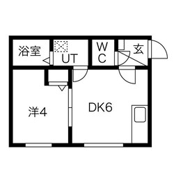 東区役所前駅 徒歩6分 3階の物件間取画像